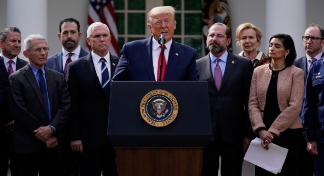 Trump corona virüs nedeniyle ABD'de ulusal acil durum ilan etti