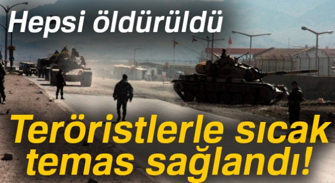 Tunceli'de 4 terörist öldürüldü!