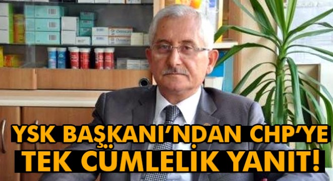 YSK Başkanı Güven: 'Ben siyasi değilim, cevap vermeyeceğim'