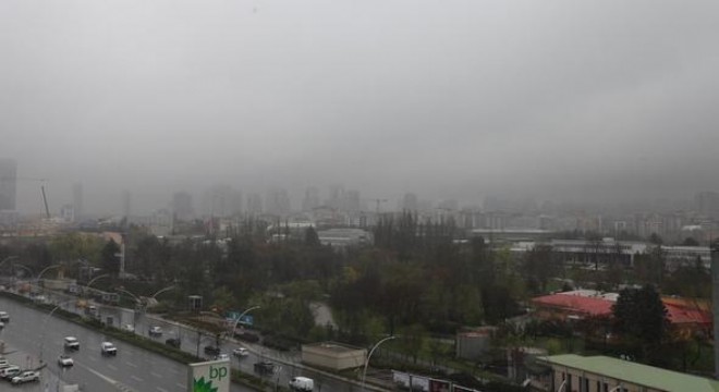 Yağmur bulutları Çukurambar'a indi