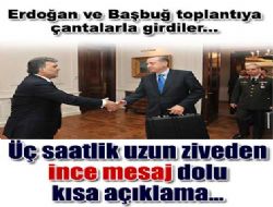 Kritik zirve üç saat sürdü...